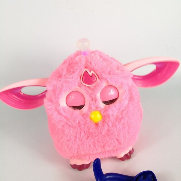 Hasbro Furby Connect Friend Toy  Bluetooth Coral Pink with Mask Tested Working - Picture 11 of 12